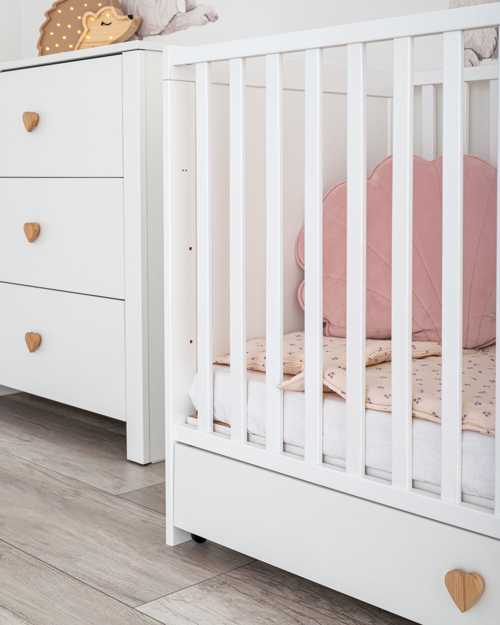 Baby Cot Bed Little Heart 120×60