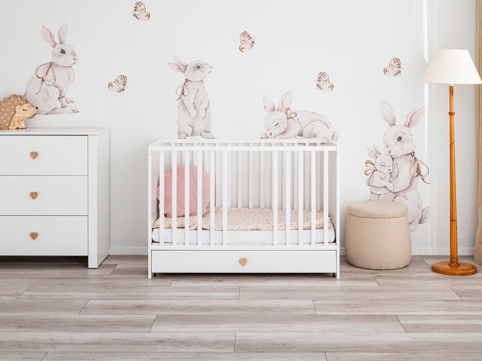 Baby Cot Bed Little Heart 120×60