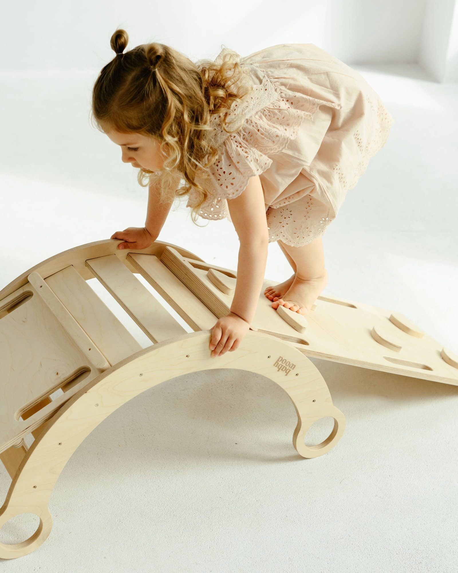 Slide climbing wall Natural