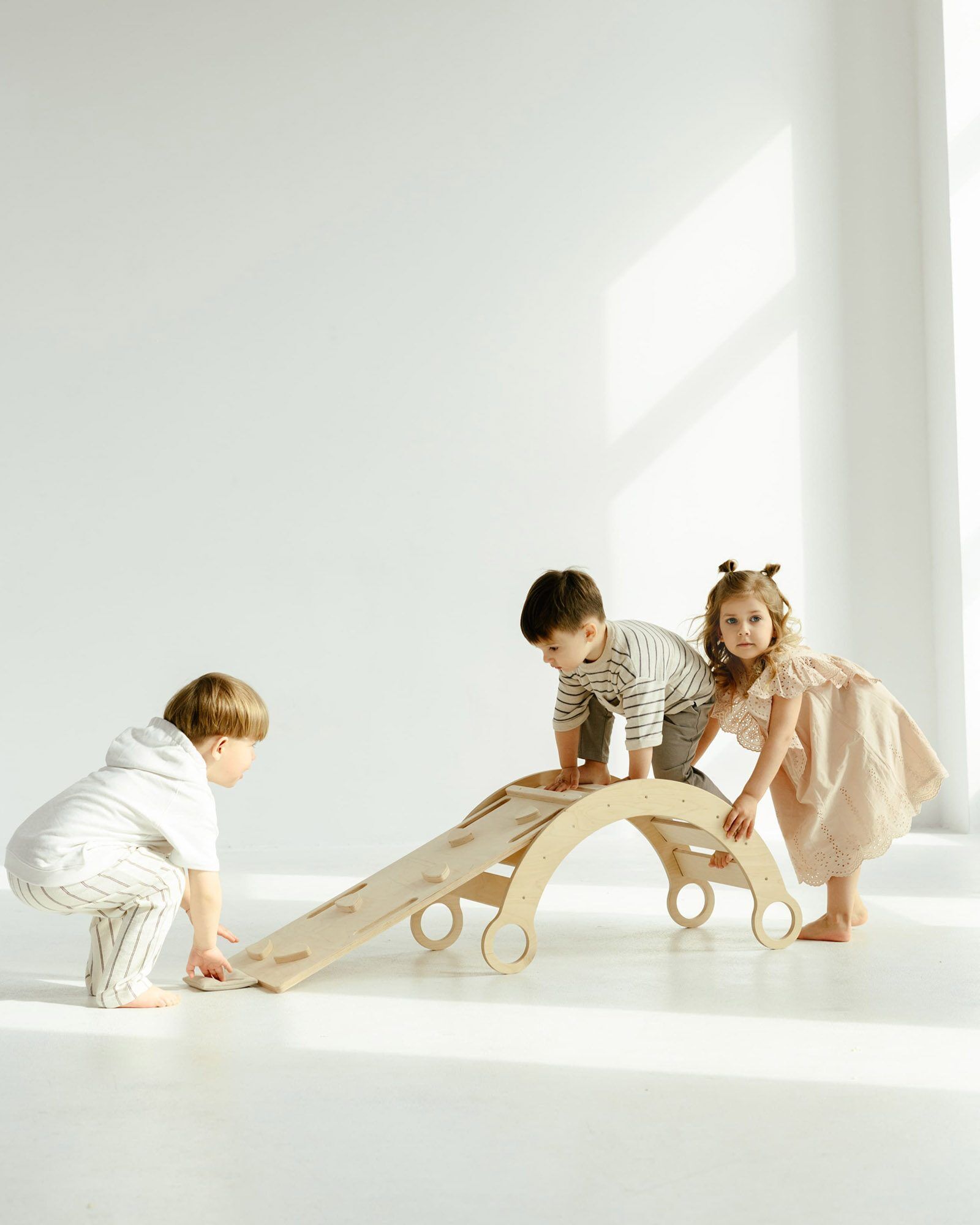 Slide climbing wall Natural